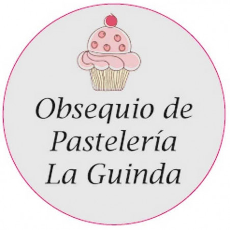 Adesivo personalizzato per aziende 3 cm e fondo trasparente
