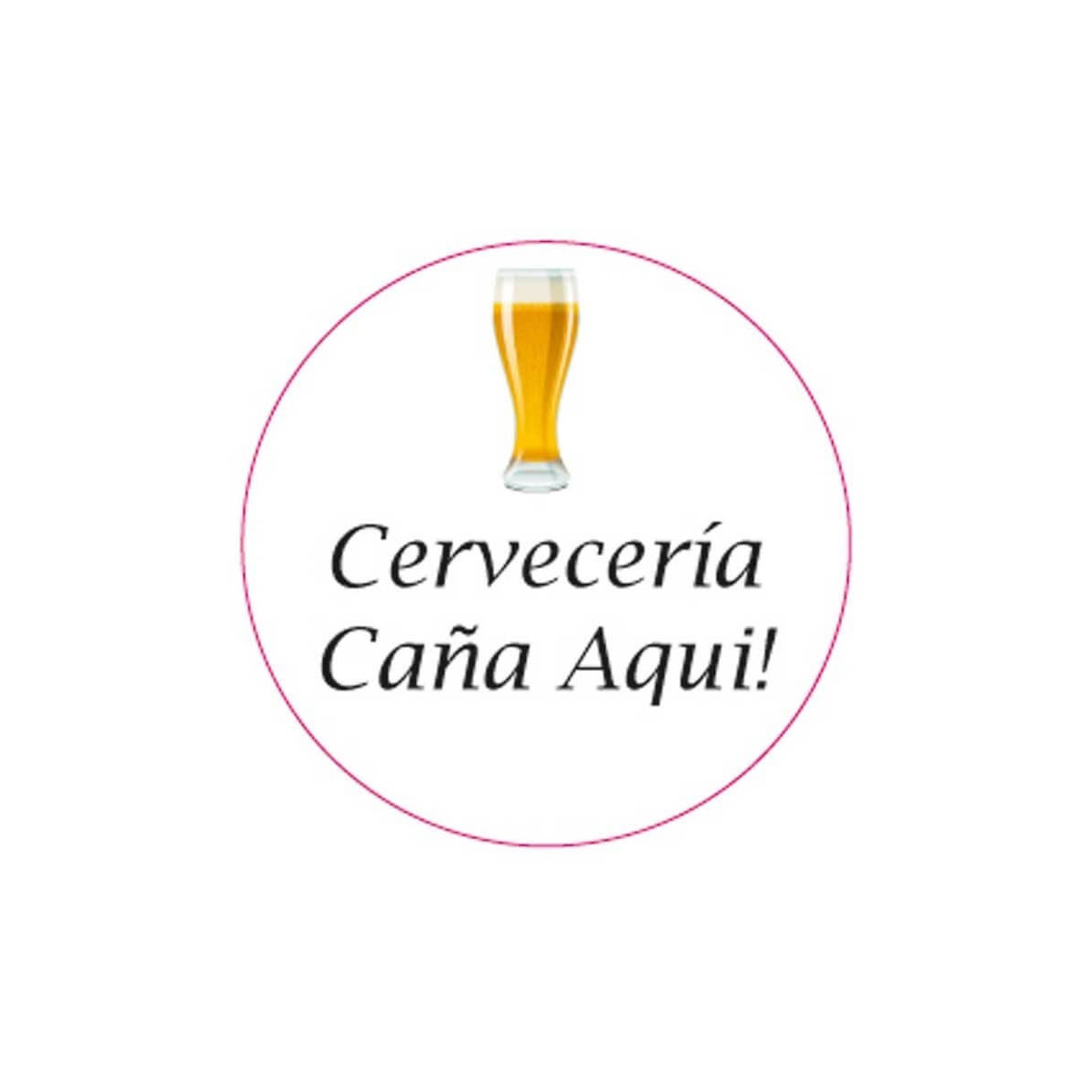Adesivo birra per personalizzare 3cm
