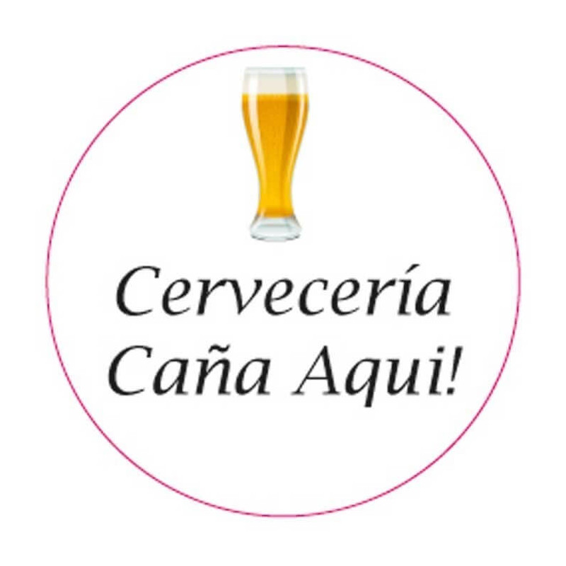 Adesivo birra per personalizzare 3cm