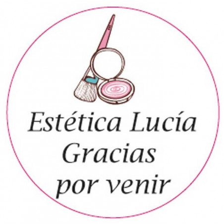 Adesivo personalizzato estetico per eventi 3cm