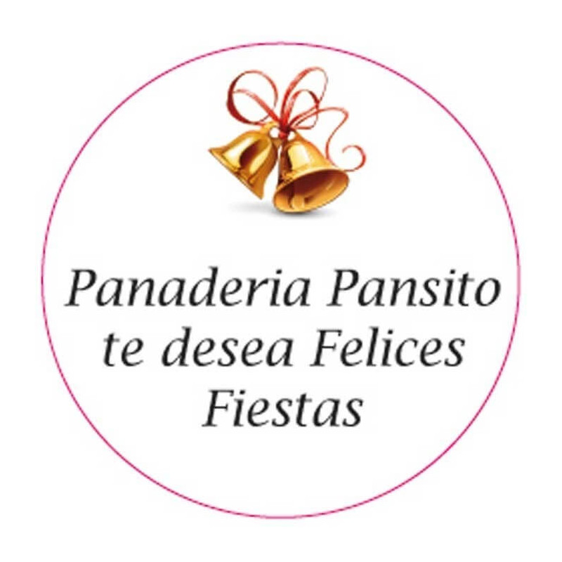 Adesivo personalizzato con motivo natalizio 3cm