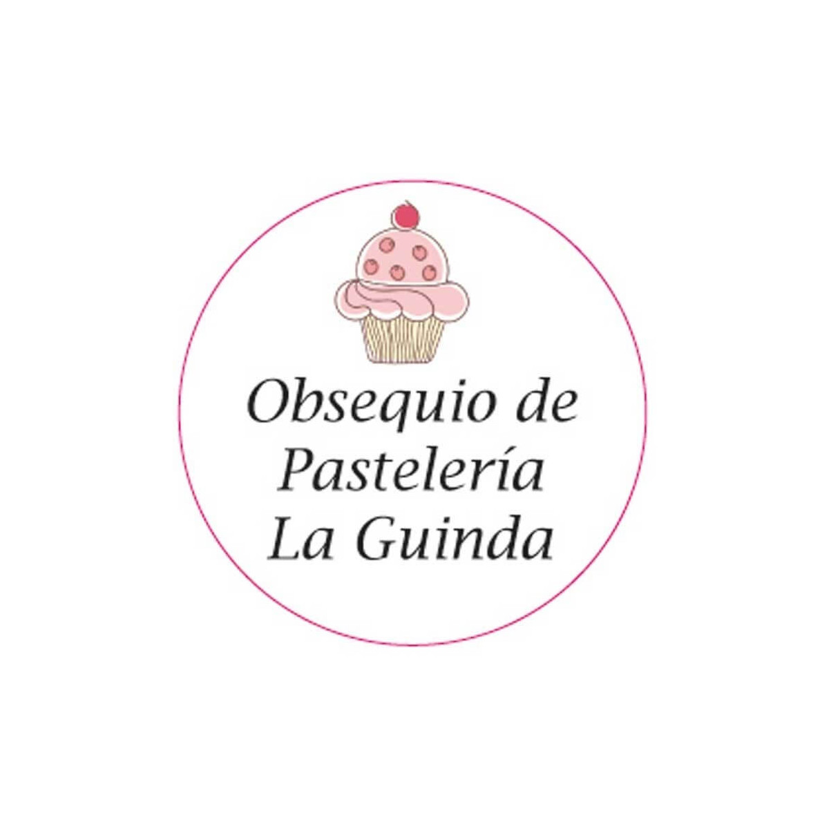 Adesivo personalizzato motivo cupcake