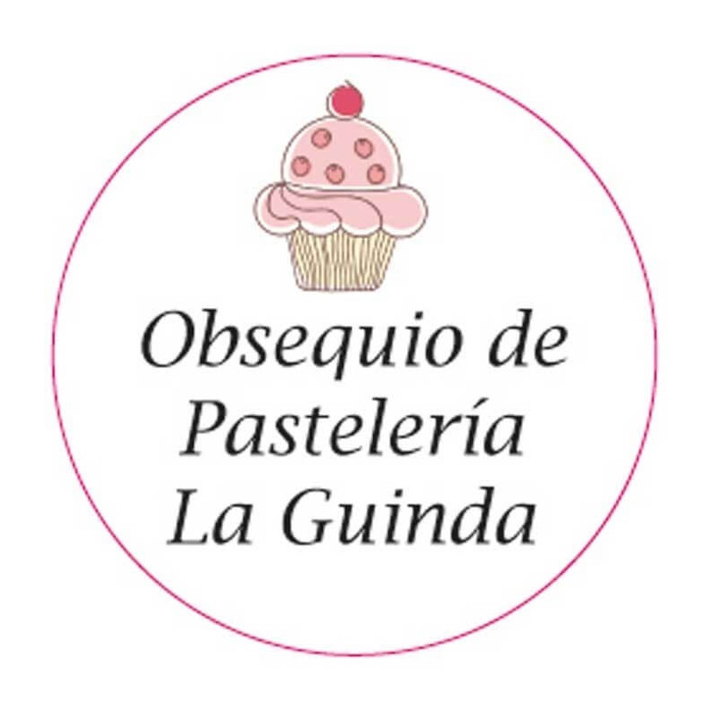 Adesivo personalizzato motivo cupcake