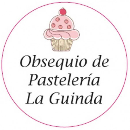 Adesivo personalizzato motivo cupcake