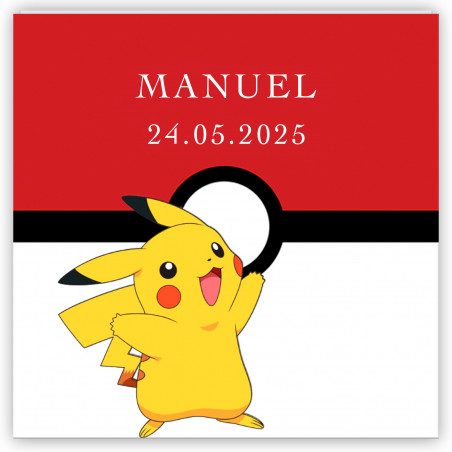 Dettagli di pokemon per invitati compleanni e comunioni