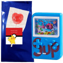 Gioco d acqua in borsa metalizzata personalizzata con adesivo pokémon
