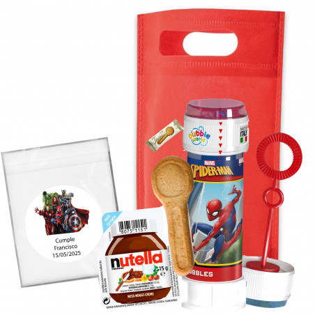 Pompero e nutella per compleanni di bambini