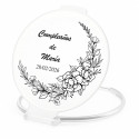 Specchio con adesivo trasparente personalizzato