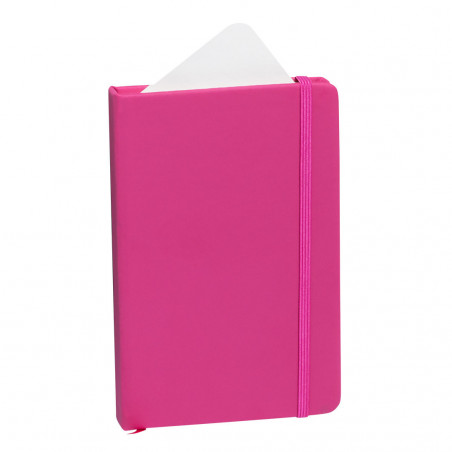 Libretto fucsia personalizzato con adesivo di Gabby di 5 cm