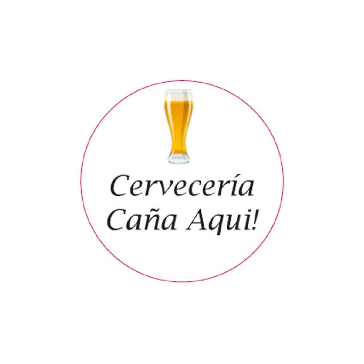 Etichetta adesiva birreria per eventi e aziende 5cm