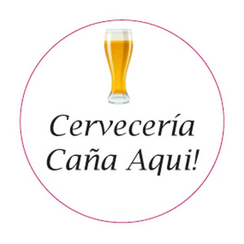 Etichetta adesiva birreria per eventi e aziende 5cm