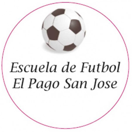 Etichetta adesiva personalizzata calcio 5cm
