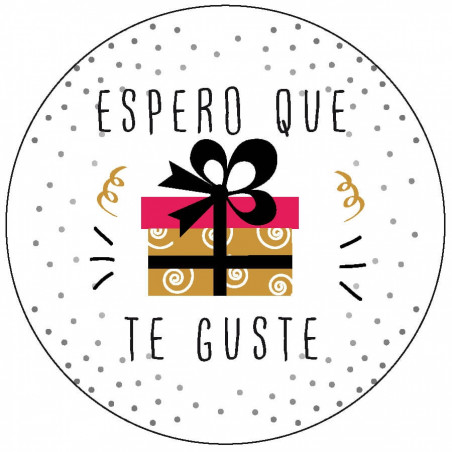 Adesivo con design elegante 5cm