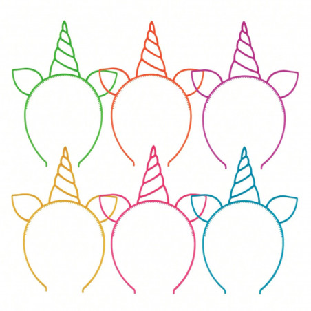 Diadema unicorno per feste e celebrazioni