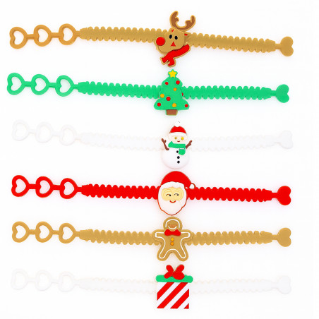 Braccialetti di natale per dettagli degli ospiti