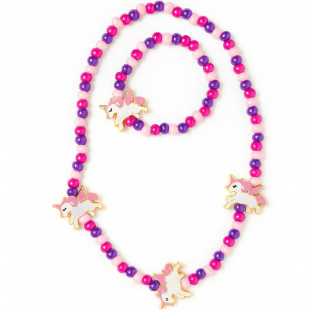 Collana e bracciale unicorno