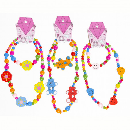 Regali per bambine collana e bracciale elastico per bambini