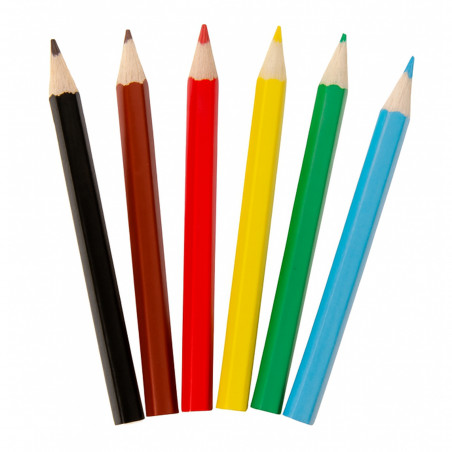 Matite di Natale colorate per colorare