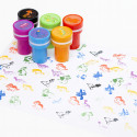 Francobolli per bambini con design di dinosauri