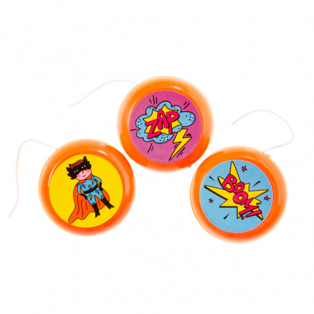 Yoyo supereroe per dettagli degli ospiti bambini