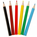 Dettagli per bambini scolari matite colorate piccole