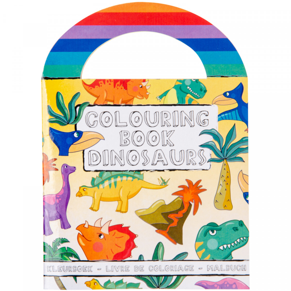 Libro da colorare di dinosauri