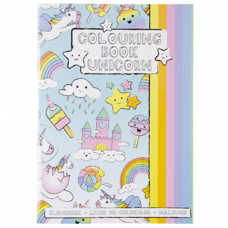 Libro da colorare sugli unicorni