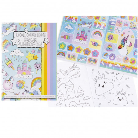 Libro da colorare sugli unicorni