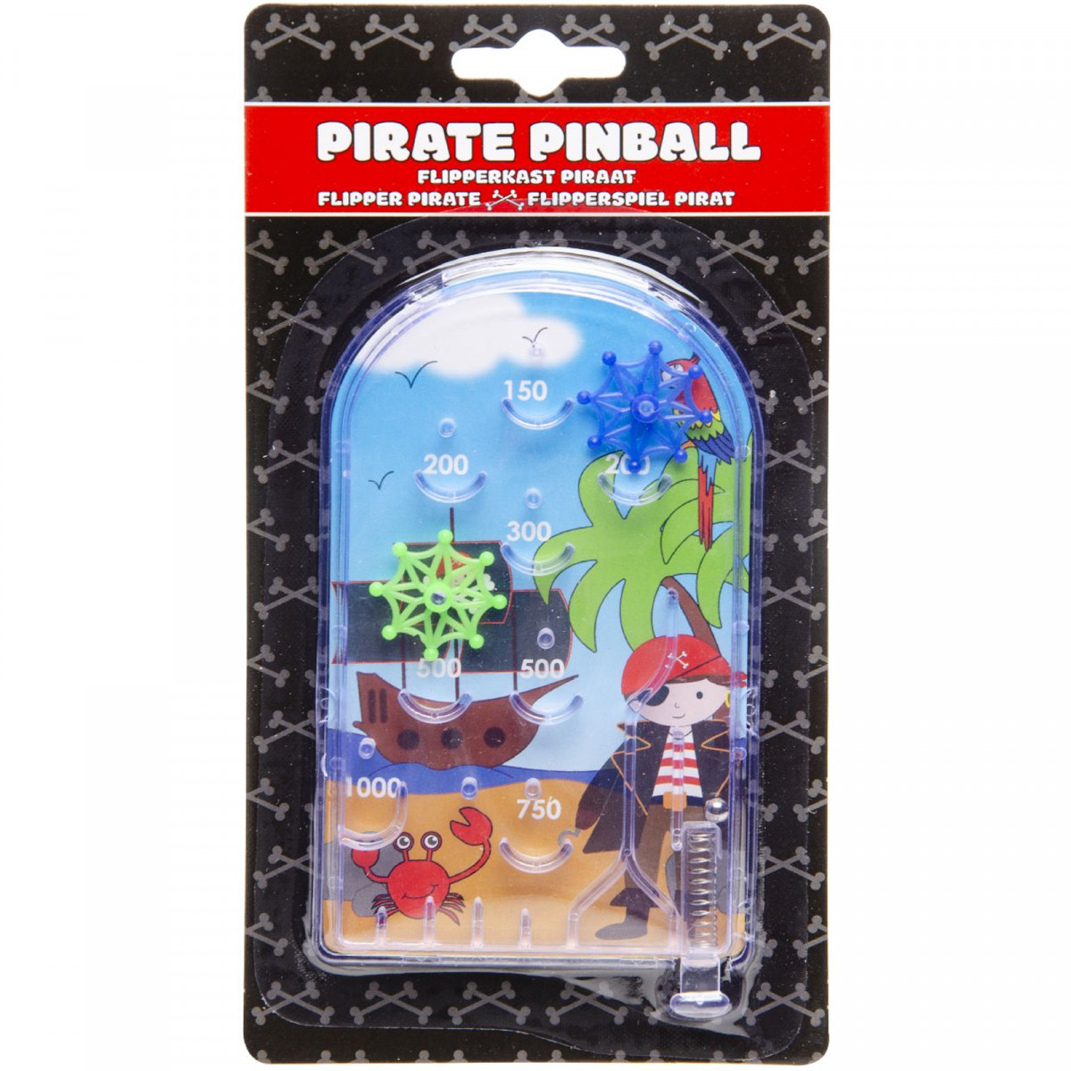 Dettagli Infantili Mini Gioco di Pinball Pirati