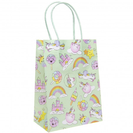 Borsa di Carta con Unicorni