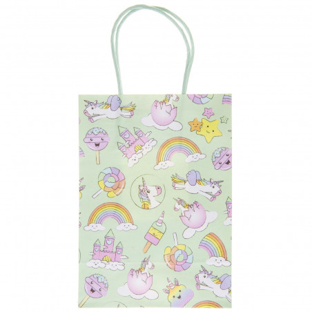 Borsa di Carta con Unicorni