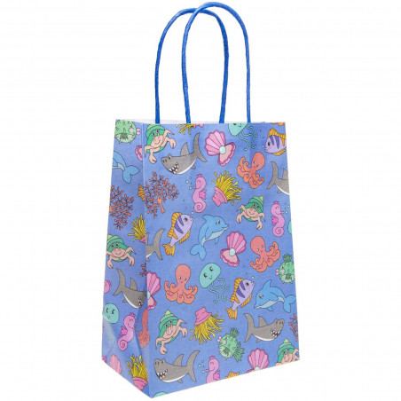 Borsa di Carta di Animali Marini