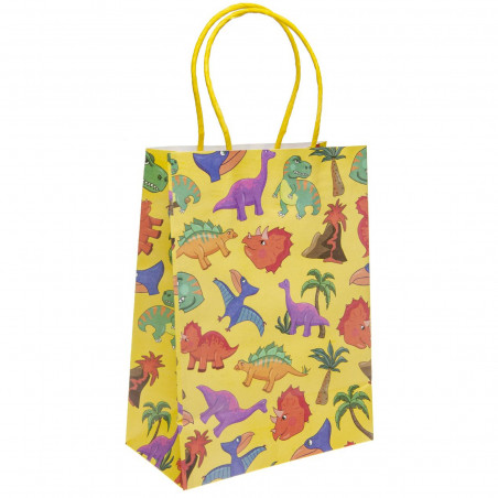 Borsa di Carta con Dinosauri