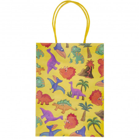 Borsa di Carta con Dinosauri