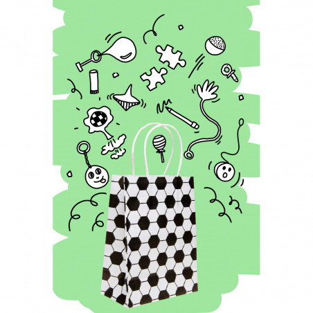 Borsa di Carta per Feste a Tema Calcio
