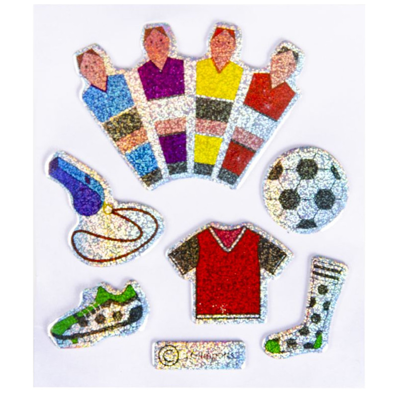 Adesivi Brillanti di Calcio