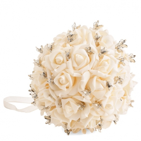 Bouquet e spille per i dettagli degli invitati al matrimonio