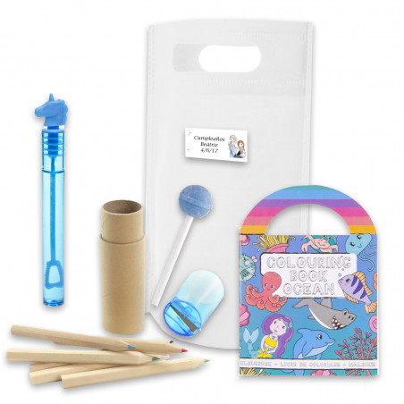 Frozen regalo per bambini libro da colorare con adesivi pomperino e lecca lecca