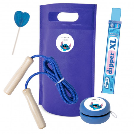 Dettagli di Stitch per feste con giochi e dolci