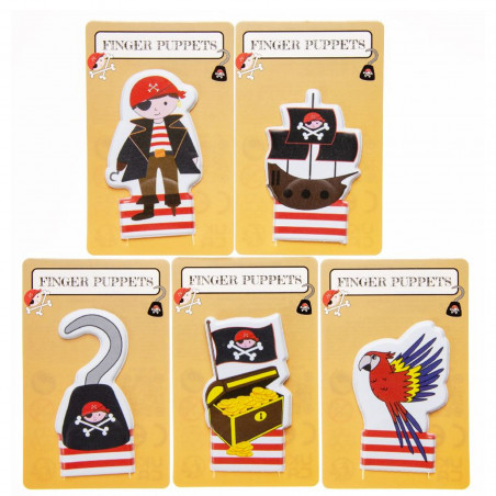 Bluey e Bingo con borsa e regali da pirata