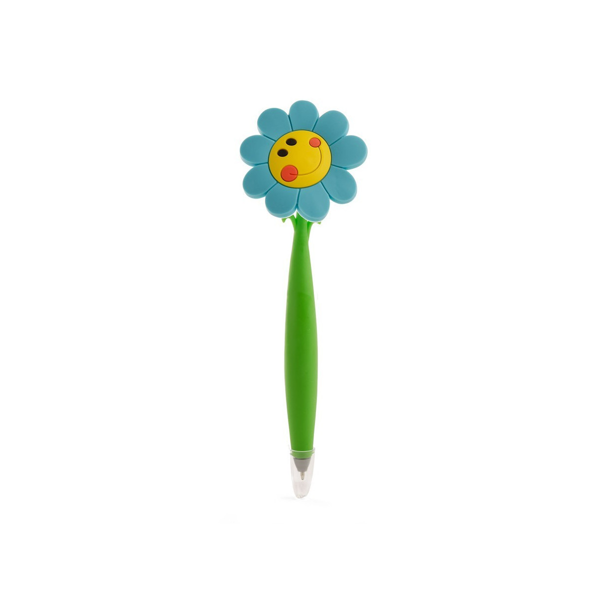 Penna dalla forma divertente per regalo, a forma di fiore con faccina sorridente