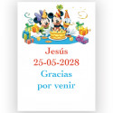 Disney, adesivo personalizzato 5x7cm