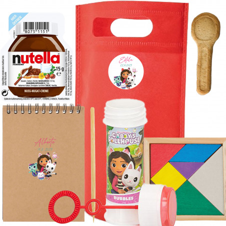 Gabby Gato borsa piñata con quaderno scrapy e regali