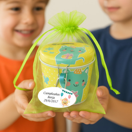 VOANZO Salvadanaio di Buon Compleanno, Regalo di Denaro a Sorpresa con Adesivi Fai da Te con Nome, Idee Regalo di Denaro per estrarre Denaro contante con 50 Sacchetti Trasparenti