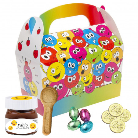Emojis scatola con cioccolatini