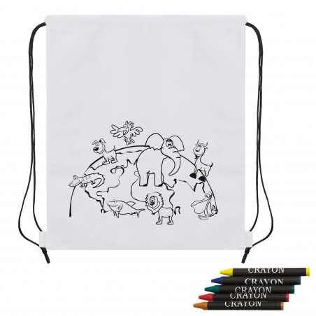 Zaino Disney e libro da colorare con bolle di sapone