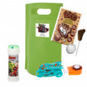 Set di compleanno Avengers con bolle di sapone giocattolo e dolci