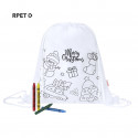 Zaino natalizio per bambini da colorare