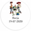Toy story borsa piñata con dettagli infantili di intrattenimento