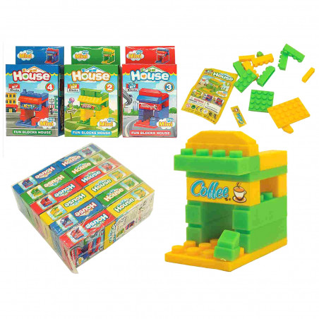 Pocoyó, gioco di costruzione per bambini in borsa piñata con dettagli creativi